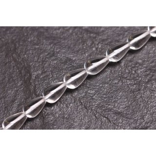 Stone Crystal  teardrop   / 14mm.