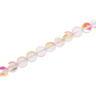 Stone crystal round beads / 10mm.