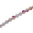 Stone SYN Smoky QZ round beads / 10mm.