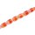 Steinperlen Tibetan agate orange -white tube / 20x14mm.