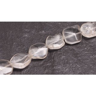 Steinperlen Cyrstal flat irregular / 20mm.