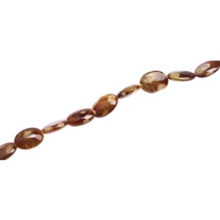 Steinperlen Dyed peace Steinperlen oval   / 18mm.