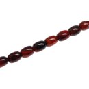 Stone Red line agate oval   / 18mm.