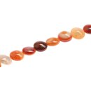 Stone Red line agate Ufo / 30mm.