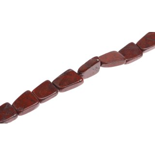 Stone Mahagony sqaure irregular / 20mm.