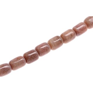 Stone Indian agate tube rounded / 20mm.