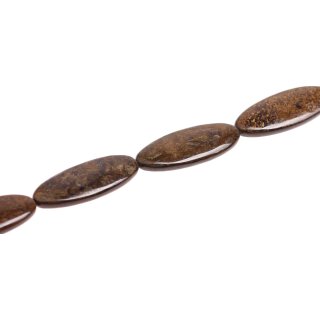 Stone Bronzite flat oval / 60mm.