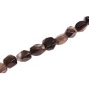 Stone SYN smoky QZ irregular / 18mm.