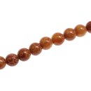 Steinperlen Carved Jade  round beads / 14mm.