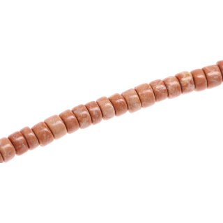 Steinperlen Dark Salmon puccalit  / 9mm.