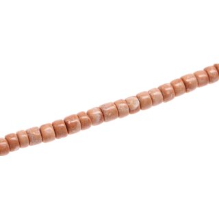 Stone Dark Salmon puccalit  / 7mm.