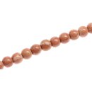 Steinperlen Dark Salmon round beads / 10mm.