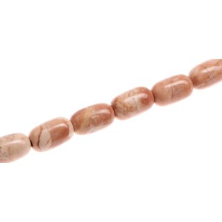 Steinperlen Dark Salmon oval   / 20x12 mm.