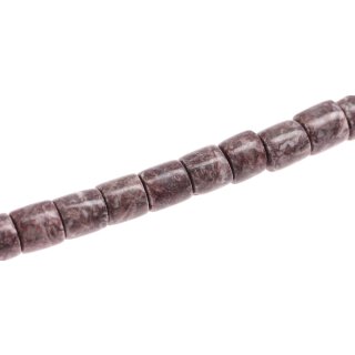 Steinperlen Violet  tube / 14mm.