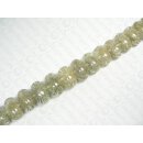 Spiky Flower silver olive  ca. 28x19mm