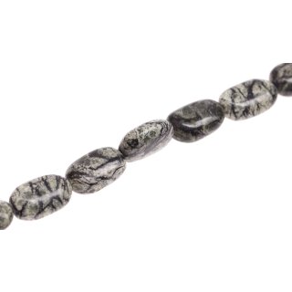 Stone  Green Serpentine oval   / 25mm.