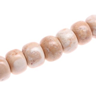 Stone  Light pink salmon wheel   / 23x30mm.