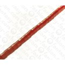 Resin Dice Red Opaque in Transparent Clear 8x8mm