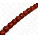 Harz Beads Round Beads Red  with Black Veins 20mm
