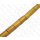 Harz Beads Tube with Bagakay Stick Inlay Yellow 30x20mm