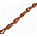 Resin Teardrop Faceted 25mm