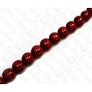 Harz Beads Laminated Coco Wood Red 19mm
