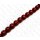 Harz Beads Laminated Coco Wood Red 19mm