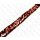 Harz Beads Pillow Shape with Sliced Shells Inlay Red 40x30mm