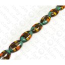 Harz Beads Oval Multicolored 35x20mm