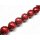 Resin ball beads straw Red Black ca. 25mm