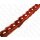 Harz Beads Irregular Trapezoid with Calar Transparent Red 18mm *