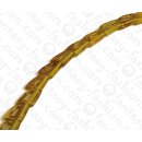 Resin Irregular Trapezoid with Calar Transparent Yellow 18mm