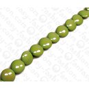 Harz Beads Ufo Opaque Mint Green 18mm