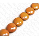 Harz Beads Ufo Opaque Orange 25mm