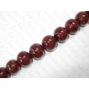 Resin ball beads w. banlot inlay, ca. 25mm