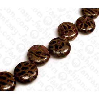 Harz Beads Ufo Transparent Pink with Anay Inlay 30mm