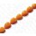 Harz Beads Heart Opaque Orange 30x28mm