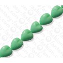 Resin Heart Pastel Green 30x28mm