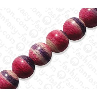 Harz Beads Round Beads Transparent Clear wtih Pastel Cords Inlay 23mm (2)