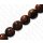 Harz Beads Round Beads with Metallic Flower Cord Inlay 27mm