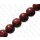 Harz Beads Round Beads with Red Flower Cord Inlay 27mm