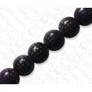 Resin Round Beads Transparent with Crochet Inlay 23mm