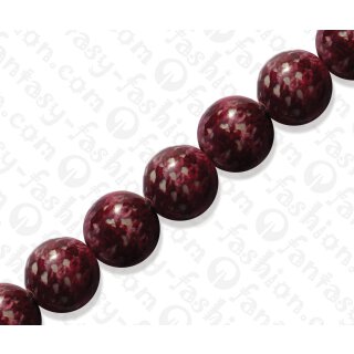 Harz Beads Round Beads Transparent with Crochet Inlay 23mm (2)