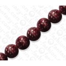 Resin Round Beads Transparent with Crochet Inlay 23mm (2)