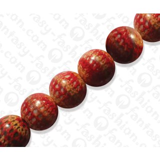 Harz Beads Round Beads Transparent with Crochet Inlay 23mm (4)