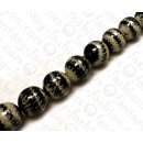 Harz Beads Round Beads Transparent with Crochet Inlay...