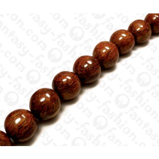 Harz Beads Round Beads Transparent Clear with Coco Husk Inlay 27mm