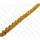 Harz Beads Round Beads Transparent Yellow 12mm