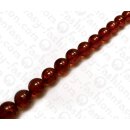 Harz Beads Round Beads Transparent Red 16mm