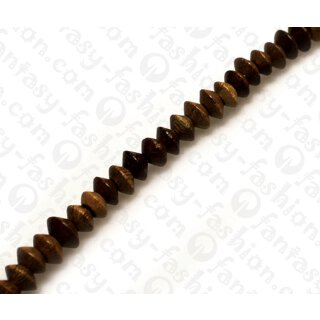 Wood beads Saucer Patikan 4x7mm / 100pcs.